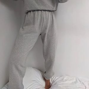 Na Nin Cleo Cotton Sweatpants in Heather Grey
